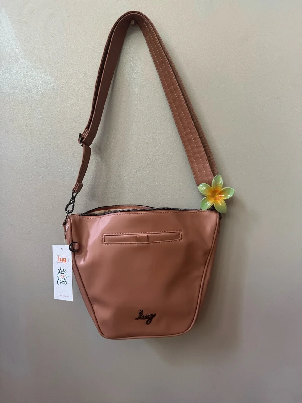 Lug Quest women’s Crossbody Bag in Warm Brown